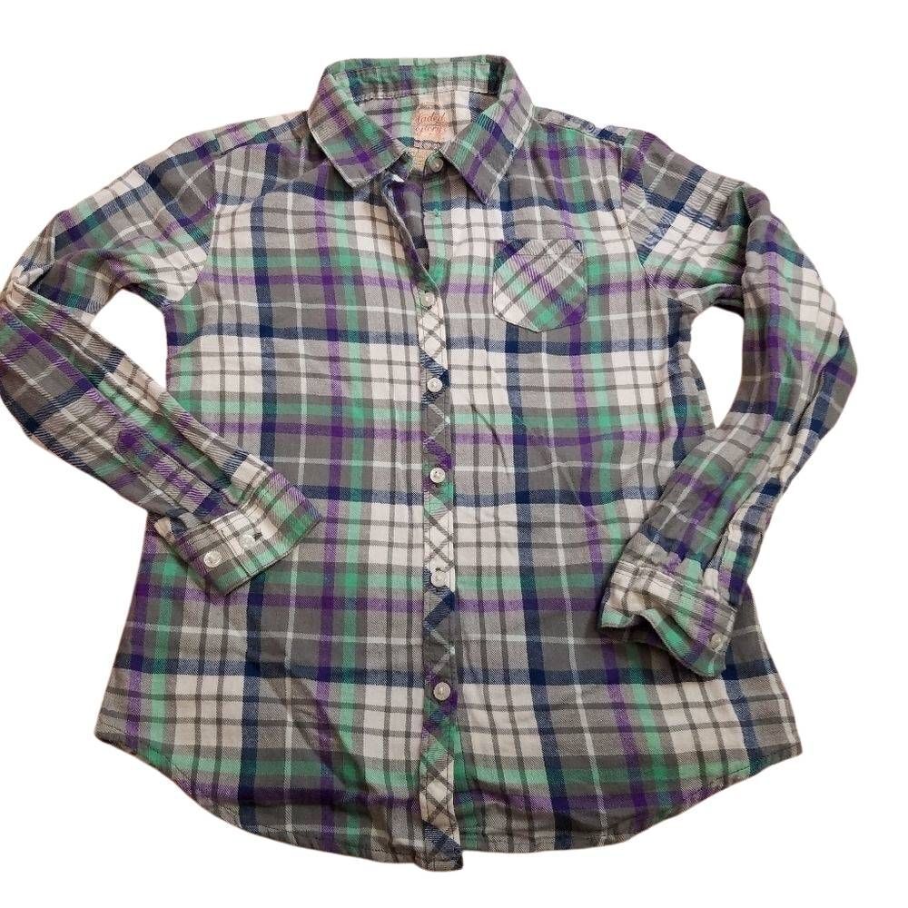 Faded Glory longsleeve buttondown shirt M